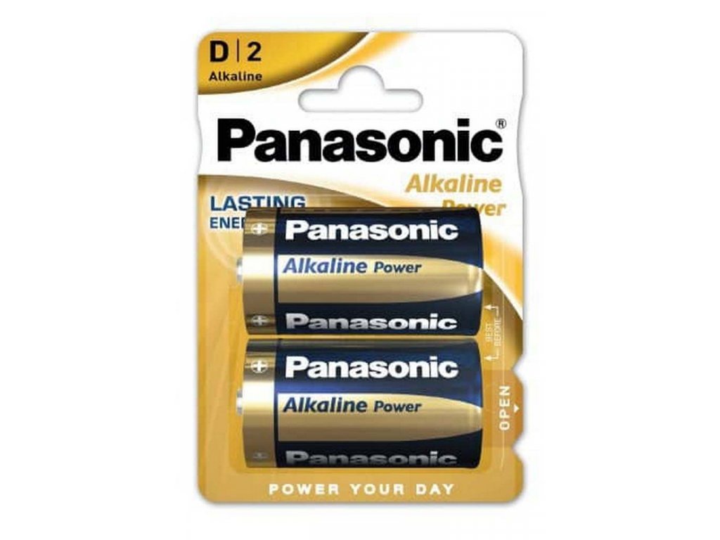 Monočlánok LR 20, PANASONIC, 2ks